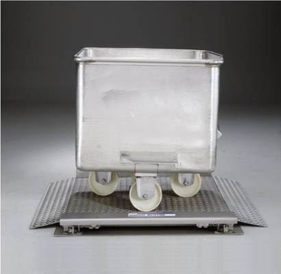 مقياس أرضية من الفولاذ المقاوم للصدأ 2888S-SS 0.5K 24x24 بوصة منصة وزن ثقيلة