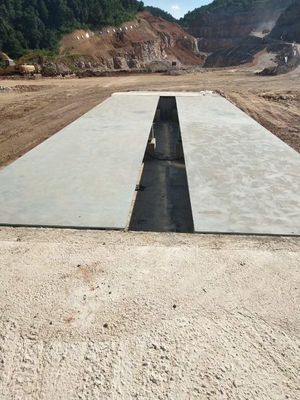 ميزان شاحنة التعدين Weighbridge ، 10 Ton Weighing Scale بدون جهد نوع الميزان