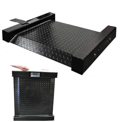 3000Kg 5x5 مقياس أرضي رقمي منخفض RS232 مع أقدام قابلة للتعديل