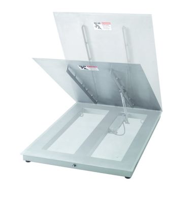 PFA579lift-DS1500A مقياس أرضية صناعية صلبة مع لوحة حمولة قابلة للطي لتخزين سهل